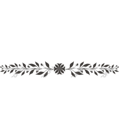 Floral elegance border