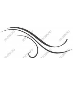 Elegant decorative curl
