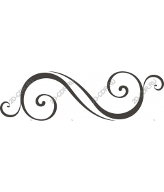  Elegant twisted ornament Clipart