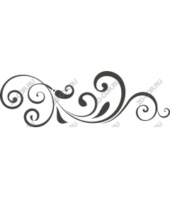  Elegant decorative curl