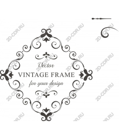 Vintage frame for your
