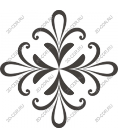  Elegant decorative floral pattern