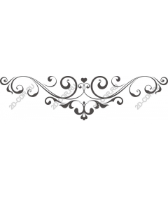Vintage decorative swirl