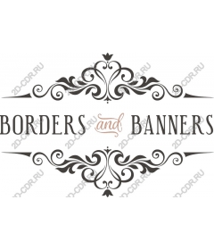  Elegant borders and banners