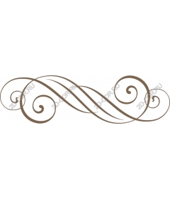 Vintage decorative swirl