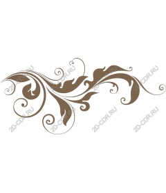 Floral swirl