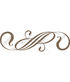  Elegant decorative monogram