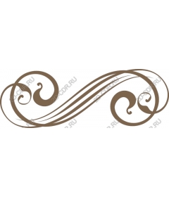  Elegant decorative curl