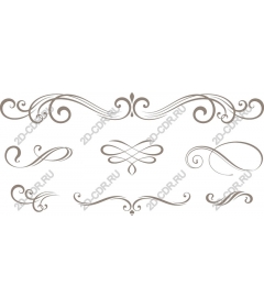  Elegant set of decorations