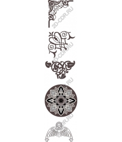  Elegant floral and ornamental collection