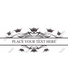  Elegant floral border