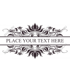  Elegant flowery border