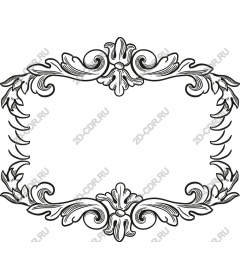 Exquisite decorative frame