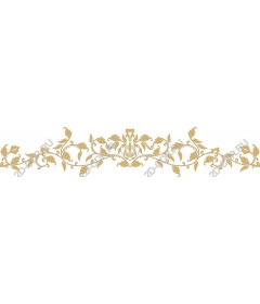  Elegant floral ornament