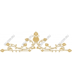  Elegant gold floral border