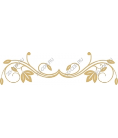  Elegant floral ornament