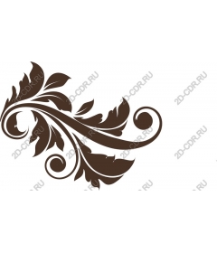  Elegant floral ornament