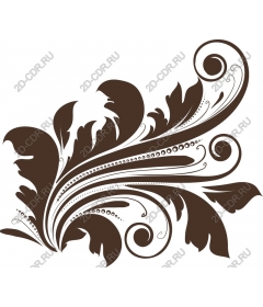  Elegant floral pattern