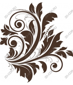  Elegant floral pattern