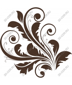  Elegant floral pattern