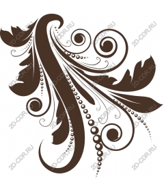  Elegant floral pattern