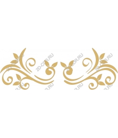  Elegant floral pattern