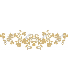  Elegant floral border