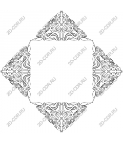 Exquisite decorative frame