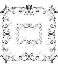  Elegant decorative frame border