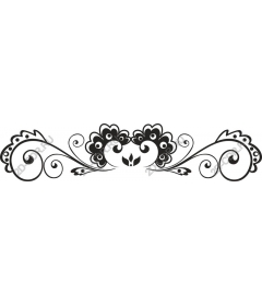  Elegant floral pattern