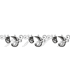  Elegant flowery border