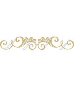  Elegant Golden decorative border Clipart