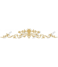  Elegant gold decorative border