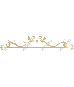 Elegant floral border