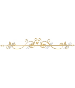 Gold decorative border