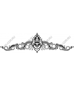  Elegant floral border