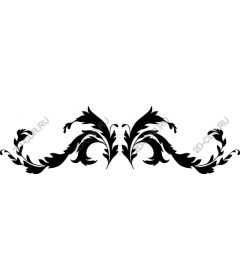  Elegant floral ornament