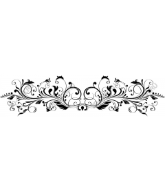  Blooming decorative border