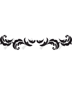  Elegant decorative floral pattern