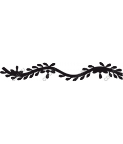  Elegant leafy border