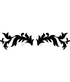  Elegant floral motif