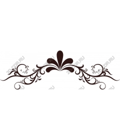 Decorative floral divider