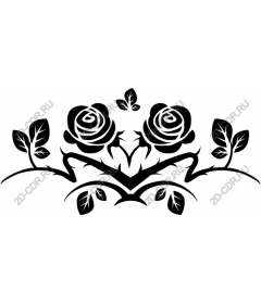  Elegant black rose