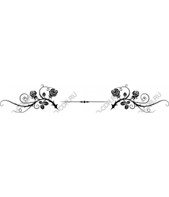  Elegant floral border