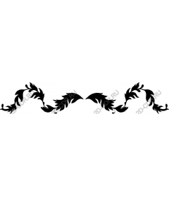  Elegant floral border