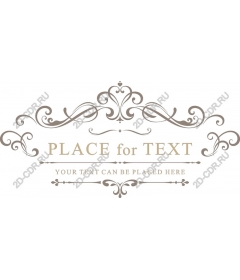  Elegant decorative text frame