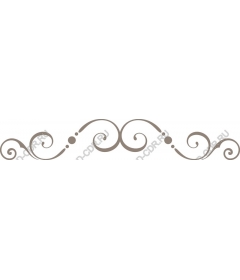  Elegant decoration in the form of tendril