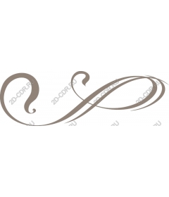  Elegant swirling pattern
