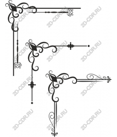  Elegant corner decoration