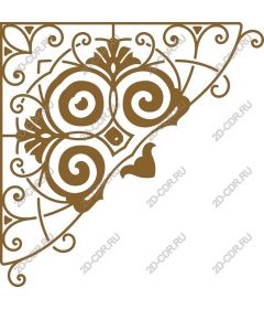  Elegant vintage ornament corner